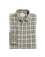 Men’s Beige & Grey Checker-ed Formal Shirt – Classic Office Wear Set